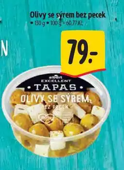 Albert Olivy se sýrem bez pecek 130 g nabídka
