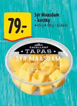 Albert Sýr Maasdam - kostky 120 g nabídka