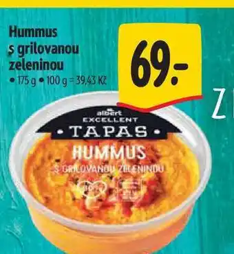 Albert Hummus s grilovanou zeleninou 175 g nabídka