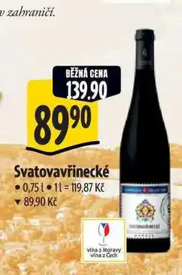 Albert Svatovavřinecké 0,75 l nabídka