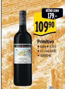 Albert Primitivo 0,75 l nabídka