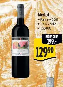 Albert Merlot 0,75 l nabídka