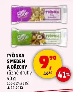 Penny Market Tyčinka s medem a ořechy nabídka