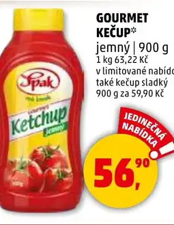 Penny Market SPAK Gourmet kečup nabídka