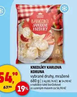 Penny Market Knedlíky Karlova koruna nabídka