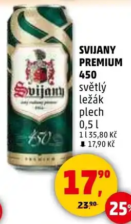 Penny Market Svijany Premium 450 nabídka