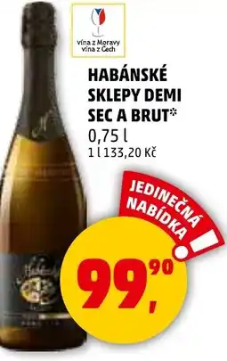 Penny Market Habánské sklepy Demi sec a brut nabídka