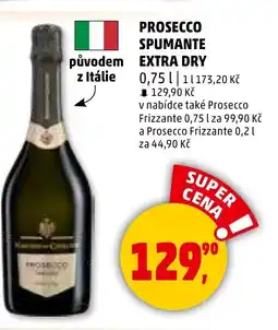 Penny Market Prosecco spumante extra dry nabídka