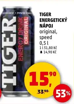 Penny Market TIGER Energetický nápoj nabídka