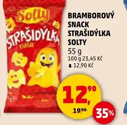 Penny Market SOLTY Bramborový snack strašidýlka nabídka