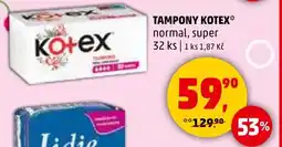Penny Market Tampony Kotex nabídka