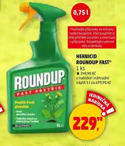 Herbicid Roundup fast