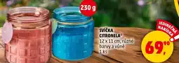 Penny Market Svíčka citronela nabídka