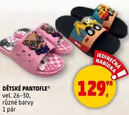 Penny Market Dětské pantofle nabídka
