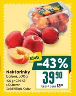 Billa Nektarinky nabídka