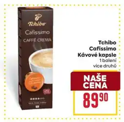 Billa Tchibo Cafissimo Kávové kapsle nabídka