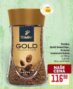 Billa Tchibo Gold Selection, Crema Instantní káva nabídka