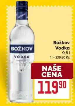 Billa Božkov Vodka nabídka