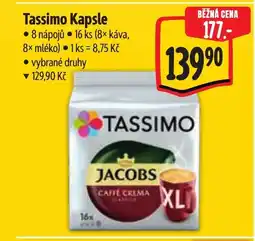 Albert Tassimo Kapsle nabídka