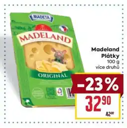 Billa Madeland plátky nabídka