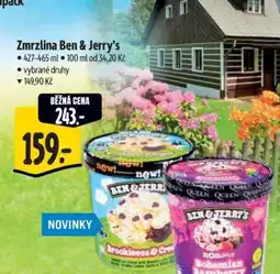 Albert Zmrzlina Ben&Jerry’s nabídka