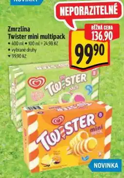 Albert Zmrzlina Twister Mini multipack nabídka
