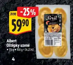 Albert Albert Oštěpky uzené nabídka