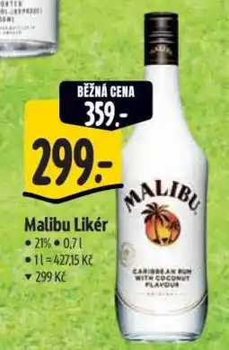 Albert Malibu likér nabídka