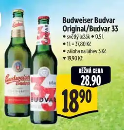 Albert Budweiser Budvar Original Budvar 33 nabídka