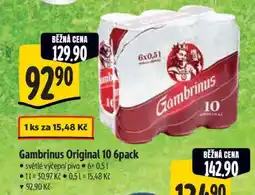 Albert Gambrinus Originál 10 6pack nabídka