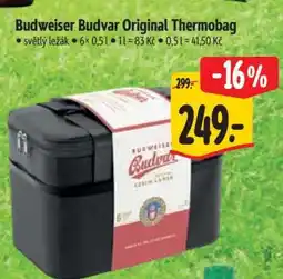 Albert Budweiser Budvar Original Thermobag nabídka