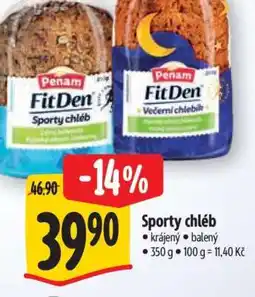 Albert Sporty chléb nabídka
