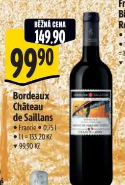 Albert Bordeaux Château de Saillans nabídka