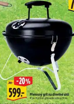 Albert Přenosný gril na dřevěné uhlí nabídka