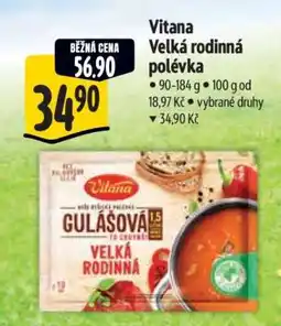 Albert Vitana Velká rodinná polévka nabídka