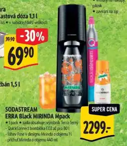 Albert SODASTREAM ERRA Black MIRINDA Mpack nabídka