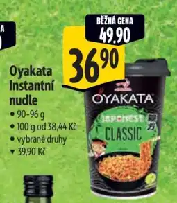 Albert OYAKATA Instantní nudle nabídka