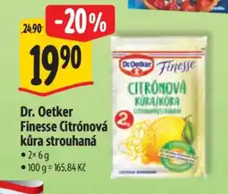 Albert Dr. Oetker Finesse citronová kůra strouhaná nabídka