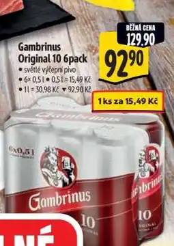 Albert Gambrinus Originál 10 6pack nabídka