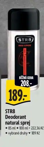 Albert STR8 Deodorant natural sprej nabídka