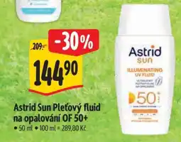 Albert Astrid Sun Pleťový fluid na opalování OF 50+ nabídka