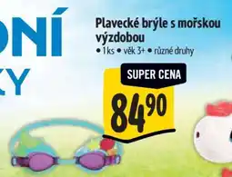 Albert Plavecké brýle s mořskou výzdobou nabídka