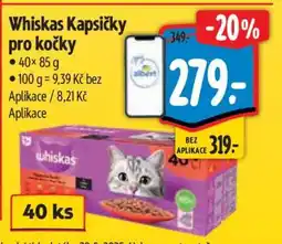 Albert Whiskas kapsičky pro kočky nabídka