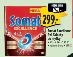 Albert Somat Excellence 4v1 Tablety do myčky nabídka