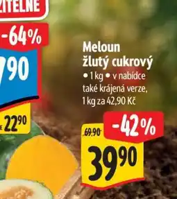 Albert Meloun žlutý cukrový nabídka