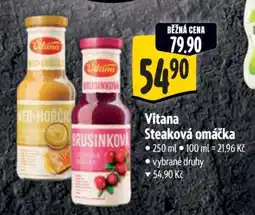 Albert Vitana Steaková omáčka nabídka