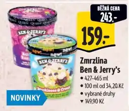 Albert Zmrzlina Ben&Jerry’s nabídka