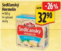 Albert Sedlčanský hermelín nabídka