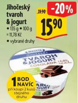 Albert Jihočeský tvaroh & jogurt nabídka