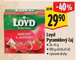 Albert Loyd pyramidový čaj nabídka